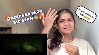 MC STAN  TADIPAAR  Official Music Video  2K20  Reaction 🔥🥵 [upl. by Wendall72]