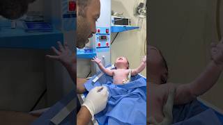 moro reflex for examination of neonatal nervous system cute [upl. by Ellednek]