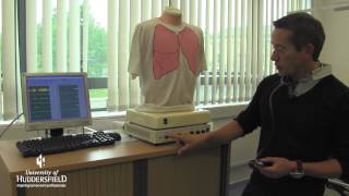 Auscultation Lung simulator used in nurse training at the University of Huddersfield [upl. by Lanna459]