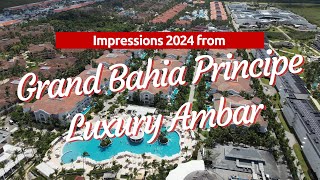 4K Bahia Principe Luxury Ambar Impressions 2024 AllInclusive Resort republicadominicana puntacana [upl. by Myo]