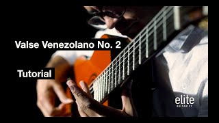 Valse Venezolano No 2  Tutorial Part 14  EliteGuitaristcom Online Classical Guitar Lessons [upl. by Eilahs]