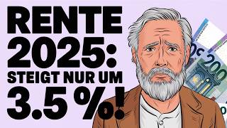 Schock für Rentner Die Wahrheit hinter der Rentenerhöhung 2025 [upl. by Eenafit]