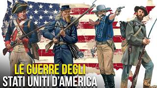 Tutte le Guerre degli Stati Uniti fino allAnno 1898 in Meno di 12 Minuti [upl. by Elleoj]