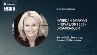 Hvordan omfavne innovasjon i egen organisasjon  NOBBkonferansen 2019 [upl. by Alleusnoc]