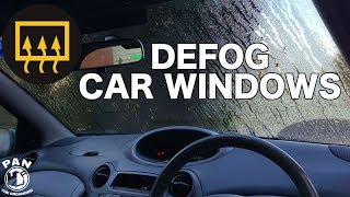 HOW TO DEFOG CAR WINDOWS SUPER FAST [upl. by Aehsel]