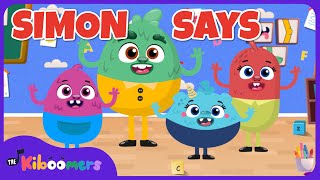 Get Kids Moving With THE KIBOOMERS Simon Says Body Parts Song [upl. by Lacey]