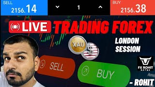 🔴 LIVE FOREX DAY TRADING  london session  18 june 2024 Rohit livetradingforex [upl. by Sucul705]