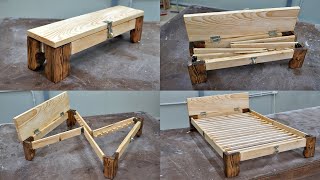 Woodworking a Folding Bed [upl. by Corissa220]