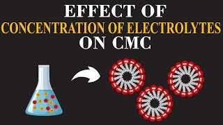 Effect of Concentration of Electrolytes on Critical Micelle Concentration CMC ChemClarity [upl. by Atinaej811]