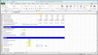 Financial Modeling Quick Lesson Building a Discounted Cash Flow DCF Model  Part 2 [upl. by Giffer]