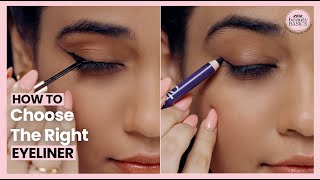 How To Pick The Right Type of Eyeliner  Beginners Guide to Eye Makeup  Nykaa Beauty Basics [upl. by Rhine788]