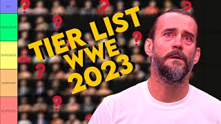 TIER LIST LUCHADORES WWE 2023 [upl. by Nahtanaoj]