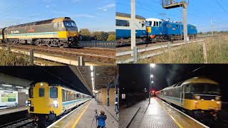 Two special at Winwick Junction on the 5th of October and the scotrail returning on the 6th October [upl. by Griff]