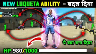 🤯LUQUETA Character Ability Test amp Detail OB42  LUQUETA Character Tips amp Tricks  Part  8 [upl. by Yenatirb138]