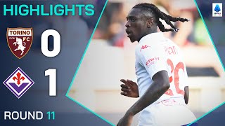 TORINOFIORENTINA 01  HIGHLIGHTS  Kean Seals 5th Consecutive Win  Serie A 202425 [upl. by Fawna]