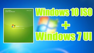 WINDOWS 10 ISO that looks like WINDOWS 7 [upl. by Vidovic513]