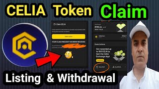 CELIA Token CLAIM Process  Celia Token Listing amp Withdrawal  Earn with Rohitash [upl. by Nhabois]