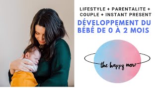 Le développement du bébé de 0 à 2 mois [upl. by Aroz]