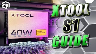 XTool S1 In Depth Review and Setup Guide Material Settings Upgrades Fixtures and More [upl. by Glyn]