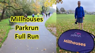 Millhouses Park Parkrun Full Run [upl. by Auburta]