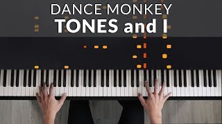 Dance Monkey  Tones And I  Tutorial of my Piano Cover [upl. by Osicran]