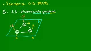 Isomeria CisTrans em compostos cíclicos  Química Orgânica  Química [upl. by Eniamrej]