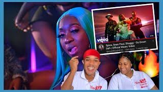 Spice Shaggy and Sean Paul Go down deh  Music video reaction Jamaican youtubers [upl. by Artenal438]