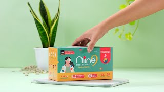 Niine Biodegradable Sanitary Napkin A sustainable period hygiene solution [upl. by Lipscomb]