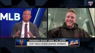 Harrison Bader joins MLB Tonight [upl. by Elehcar]