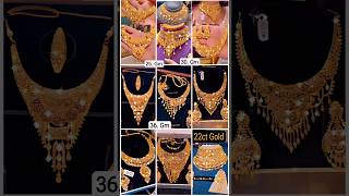 Gold Choker Designs With Weight Gold ChokerNecklace Designs Gold Necklace Designsgold vlog 104 [upl. by Particia]