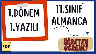 11Sınıf Almanca 1Dönem 1Yazılı PDF 1SENARYO [upl. by Scrivings]