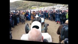 BABS Land speed record car on the sand at Pendine 2016 [upl. by Oaoj]