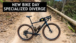 NEW BIKE DAY  Specialized Diverge Expert Carbon  Primeras impresiones [upl. by Mosnar813]