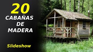 👉20 Increíbles Cabañas de madera en el bosque Zapatatools [upl. by Trinia]