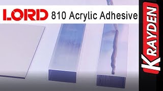 How to use LORD 810 Acrylic Adhesive [upl. by Ettevets752]