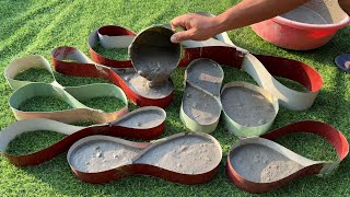 Great cement craft pot ideas  Details on how to make beautiful and easy pots at home  DIY pots [upl. by Meuser]