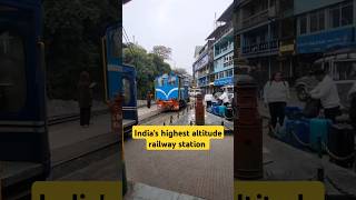 Indias highest altitude railway station ghum youtubeshorts minitravelvlog darjeelingtoytrain [upl. by Llebpmac]