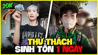 VLOG  Đức Mõm Đã Thử Thách Tôi Sinh Tồn 1 Ngày Chỉ Với 20K  Giải Thưởng 2 Triệu [upl. by Broeker]