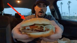 Trying The NEW Candied BACON WHOPPER From Burger King Big Belly Food Review [upl. by Gem349]