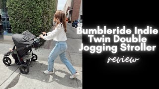 Bumbleride Indie Twin Jogging Stroller Review [upl. by Rorke]