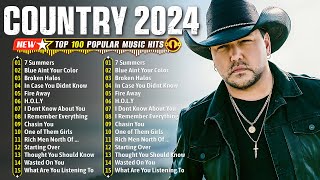 Country Songs 2024  Jason Aldean Luke Combs Luke Bryan Chris Stapleton Morgan Wallen Lee Brice [upl. by Pernick]