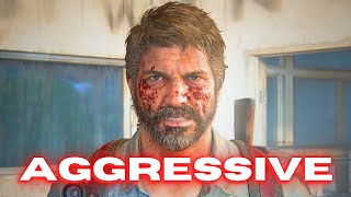 ＡＧＧＲＥＳＳＩＶＥ ● JOEL  The Last of Us Part 1  GROUNDED  NO DAMAGE   4K PS5 [upl. by Ahsram]