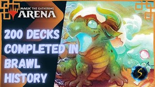 200 DECKS COMPLETED IN HISTORIC BRAWL 02  MAGIC ARENA [upl. by Nagiam389]