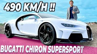 Essai Bugatti Chiron Super Sport  490 kmh en voiture cest possible [upl. by Enaira394]