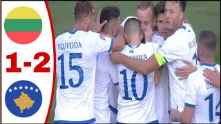 Lithuania vs Kosovo 12 All Goals Results and Extended Highlights2024 Edon Zhegrova Goal [upl. by Karmen]