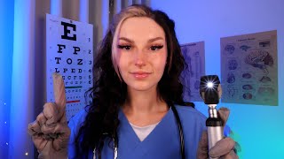 ASMR Detailed Cranial Nerve Exam  Medical Personal Attention Doctor Role Play [upl. by Sidnac370]