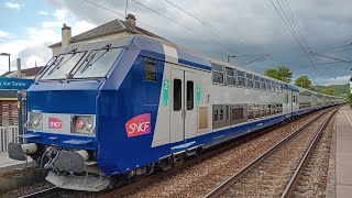 TER Normandie NOMAD Train Citi🚂BB 15000  🚋V2N  Bonnières➡️Paris SaintLazare via Conflans [upl. by Shanks]