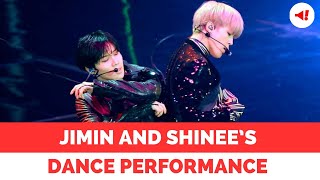 BTS Jimin and SHINees Taemins electrifying dance to Guilty leaves fans in awe [upl. by Ariuqahs]