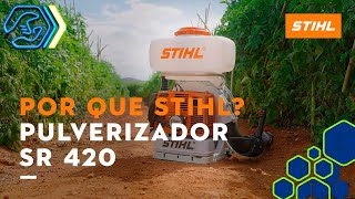 Pulverizador SR 420 STIHL [upl. by Ahsercal]