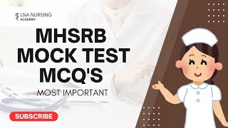 MHSRB STAFF NURSE MOCK TEST MCQS  Previous year questions [upl. by Aisha]